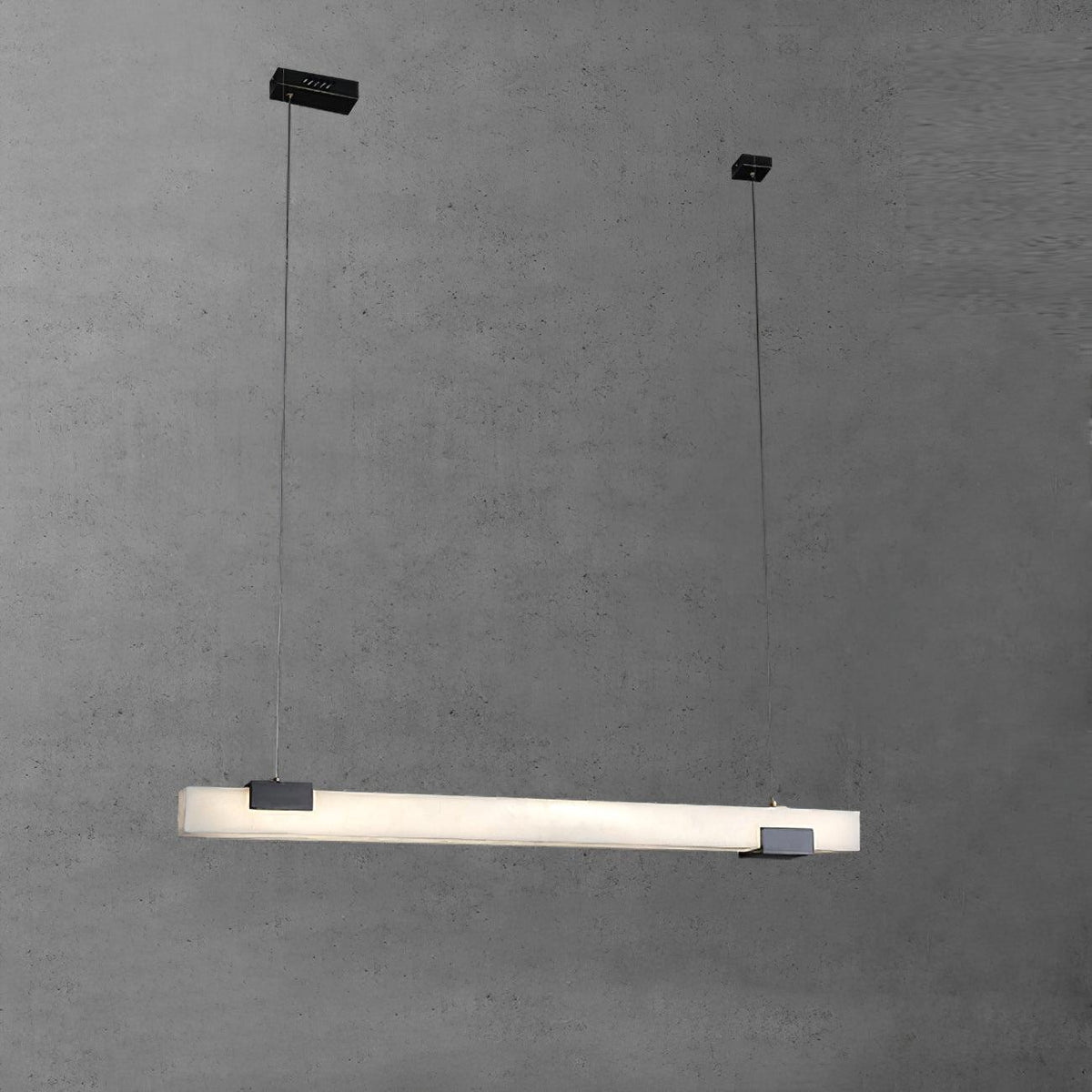 Mivel Minimalist Alabaster Linear Pendant Light