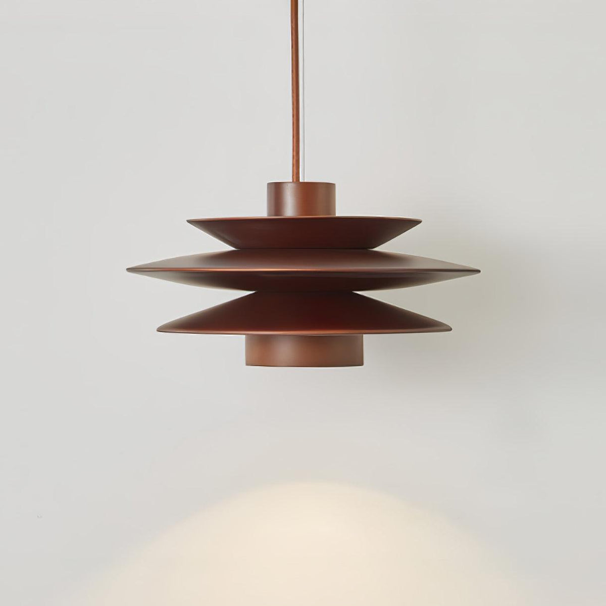 Hoko Wooden Disc Pendant Light