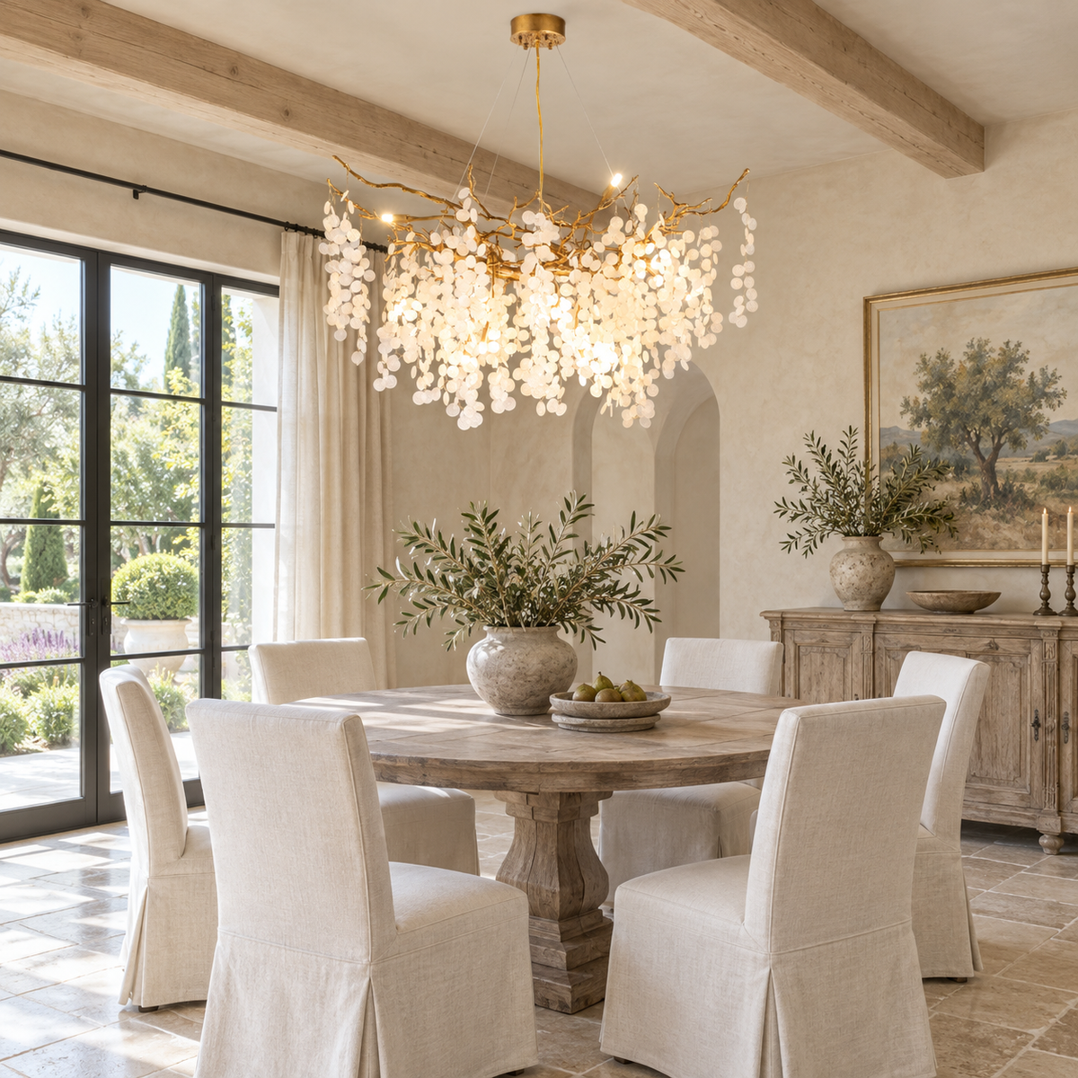 Greshmont Branch Waterfall Chandelier