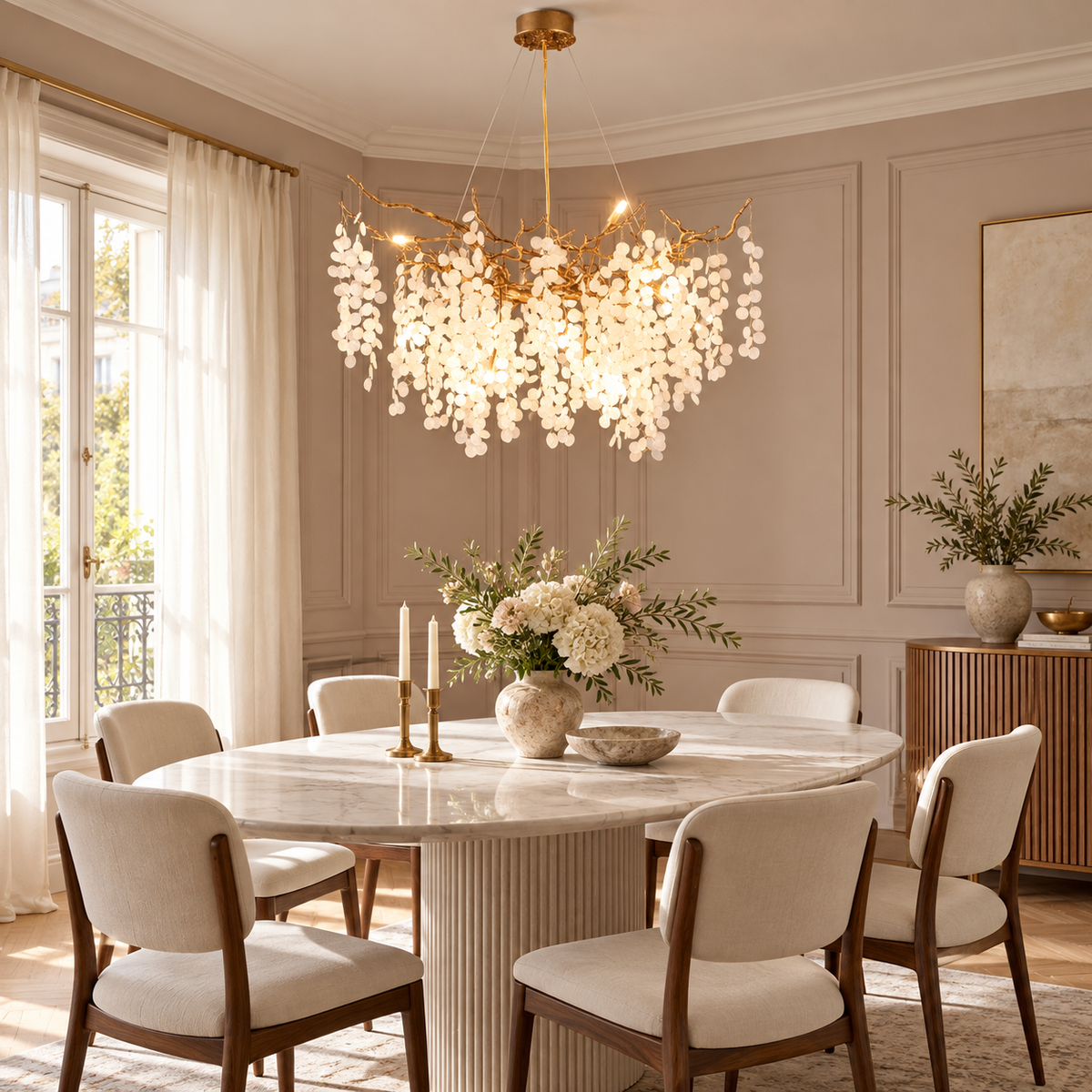 Greshmont Branch Waterfall Chandelier