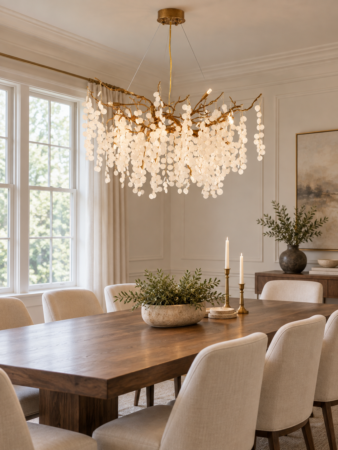 Greshmont Branch Waterfall Chandelier