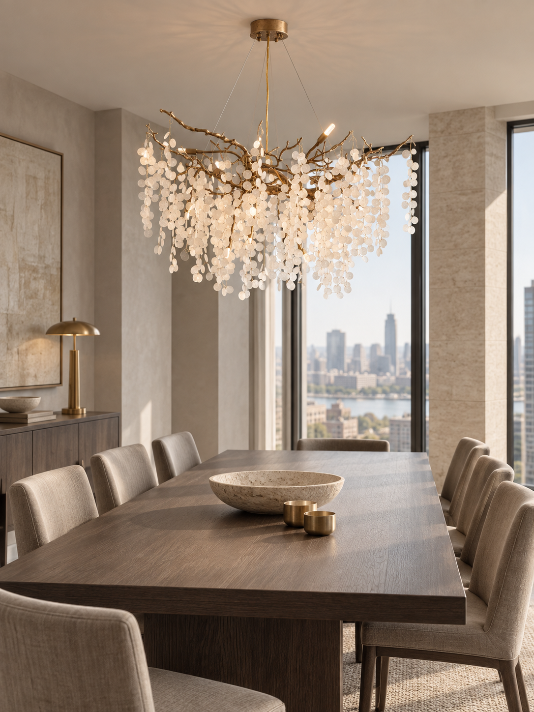 Greshmont Branch Waterfall Chandelier