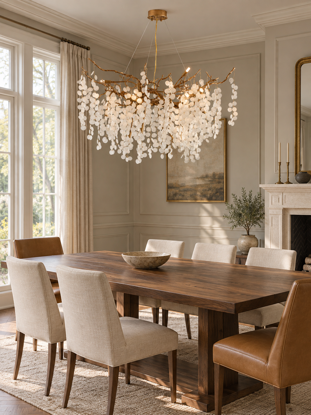 Greshmont Branch Waterfall Chandelier