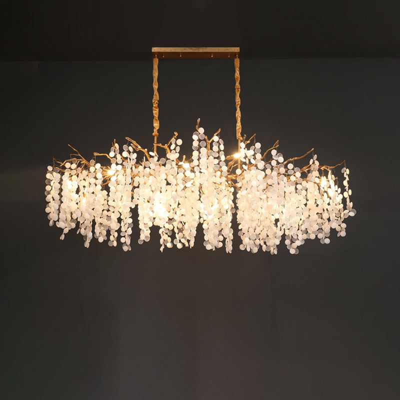Haverford Branch Waterfall Long Chandelier