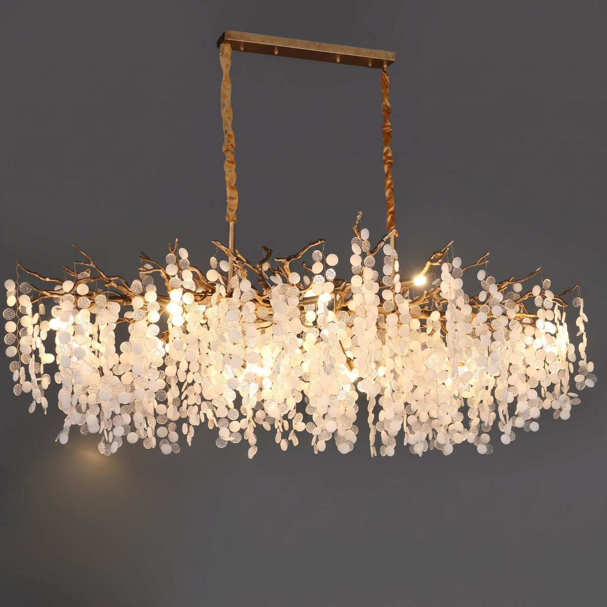 Haverford Branch Waterfall Long Chandelier