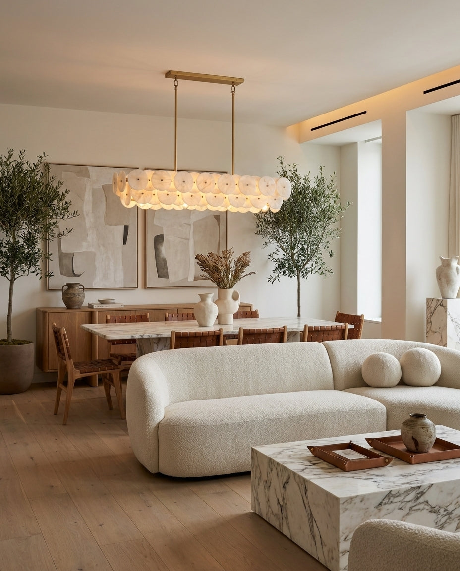 Corvenstone Alabaster Chandelier