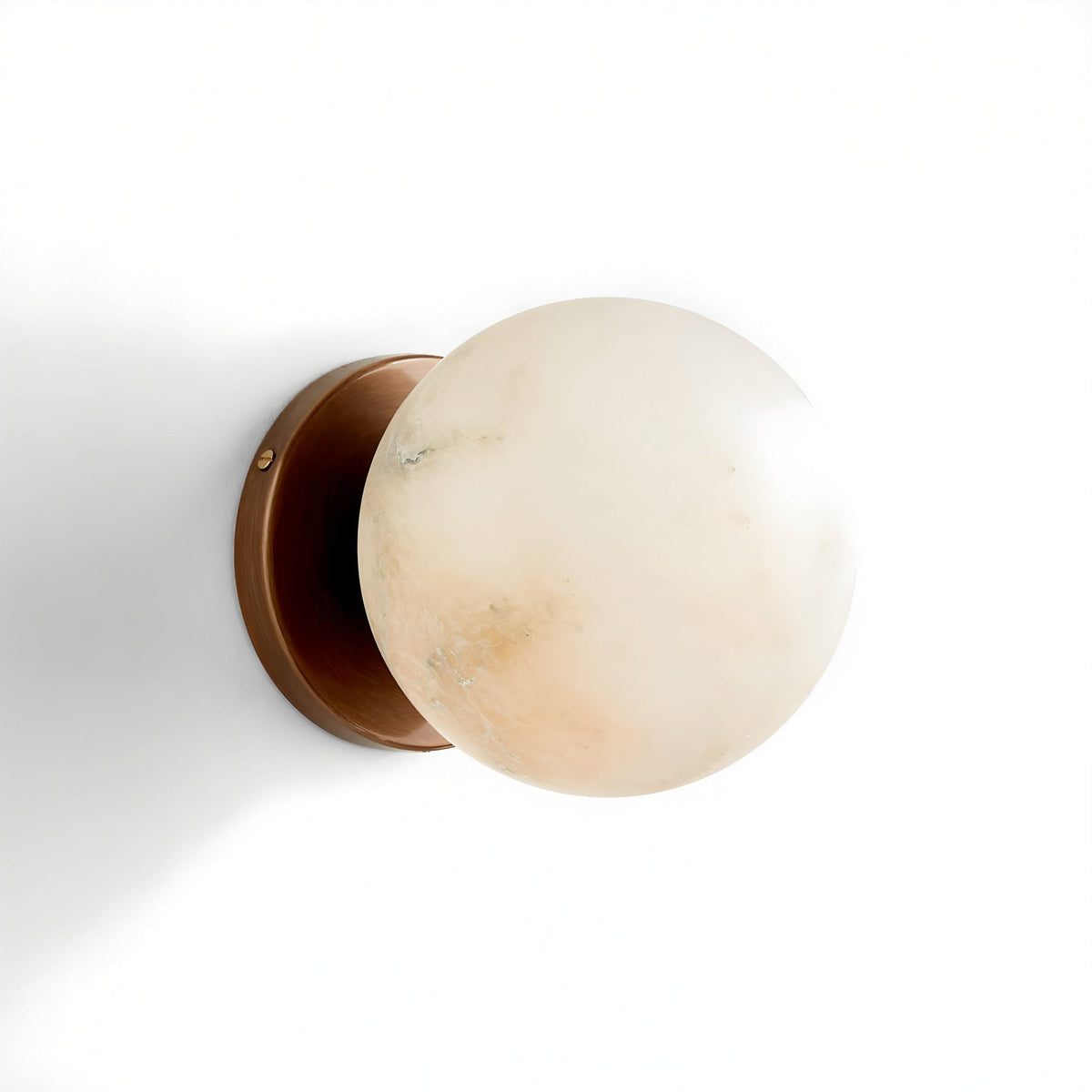 Avenisenne Twobody Celestial Double Alabaster Sconce