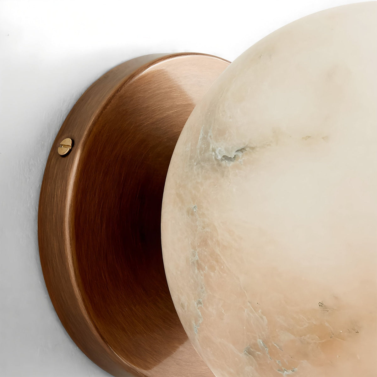 Avenisenne Twobody Celestial Double Alabaster Sconce