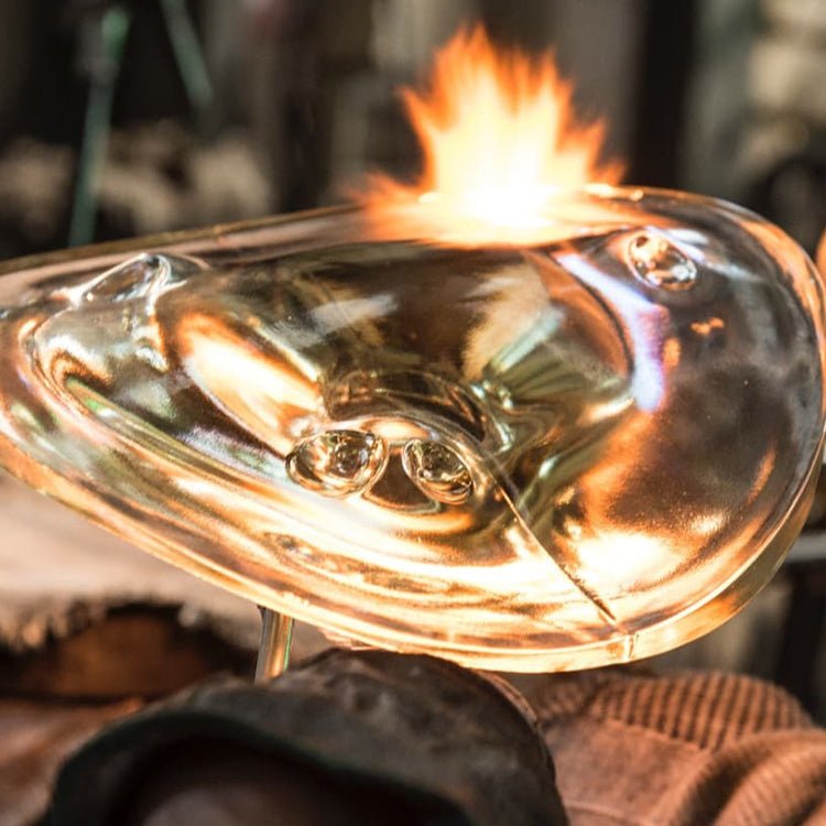 Glacial Float Cascade Glass Chandelier