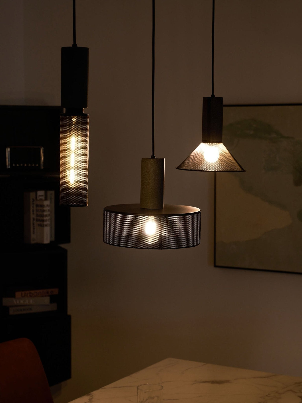 Xiyel Cement Mesh Pendant Light