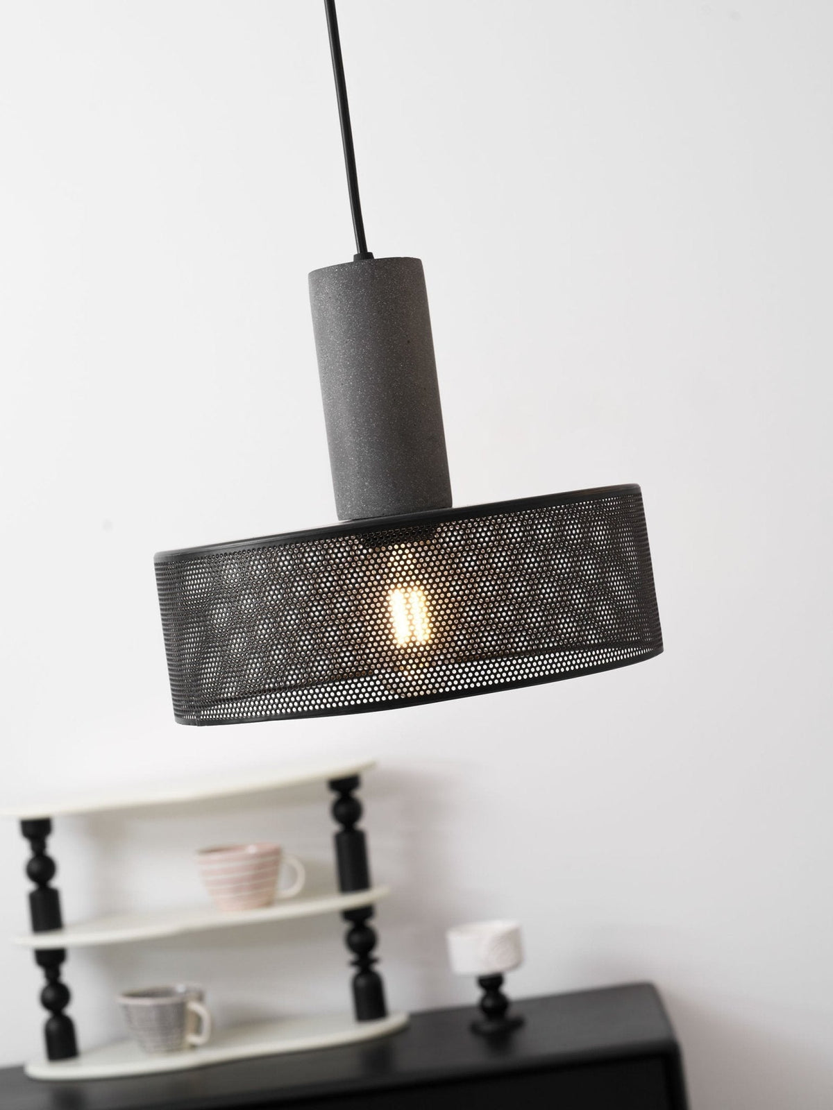 Xiyel Cement Mesh Pendant Light