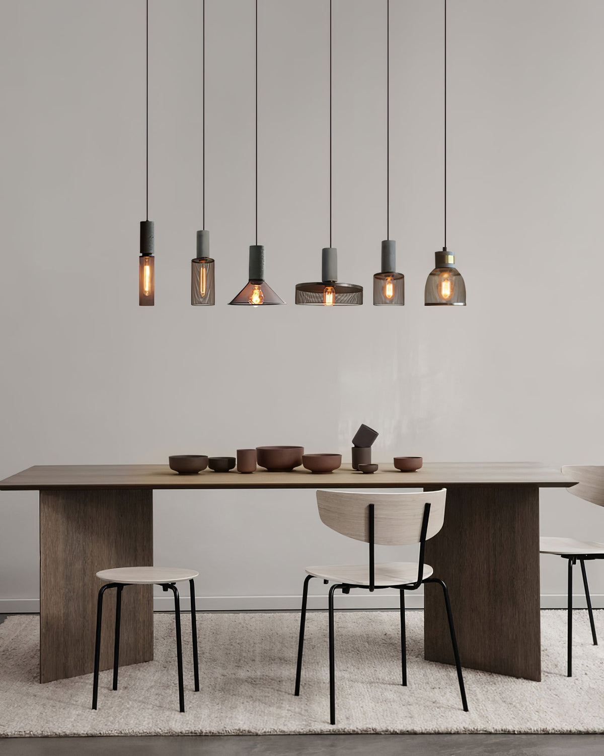 Xiyel Cement Mesh Pendant Light