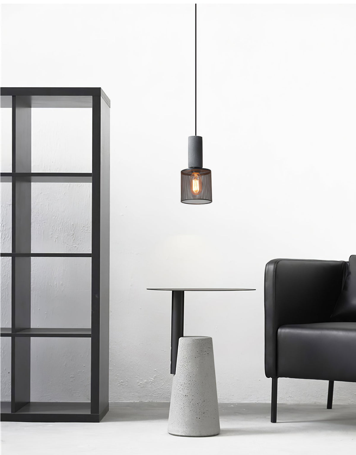 Hexa Cement Mesh Pendant Light