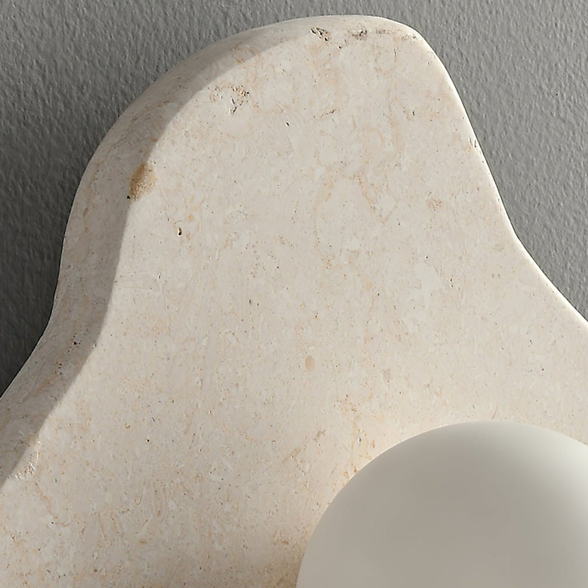 Bloom Rustic Marble Wall Lamp