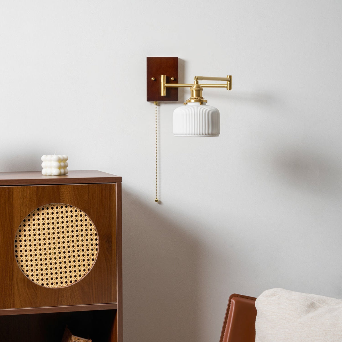Bosia Ceramic Geometry Indoor Wall Light