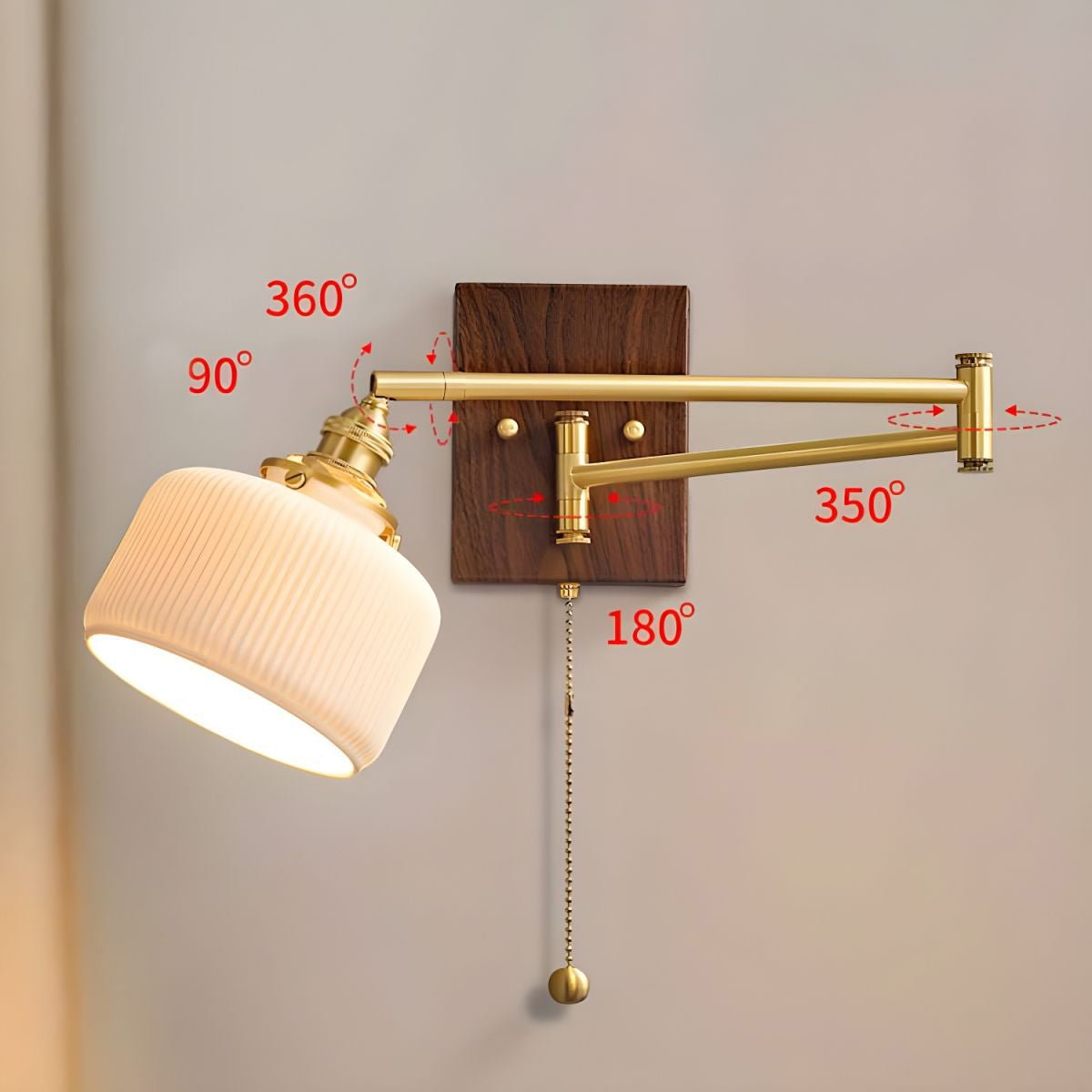 Bosia Ceramic Geometry Indoor Wall Light