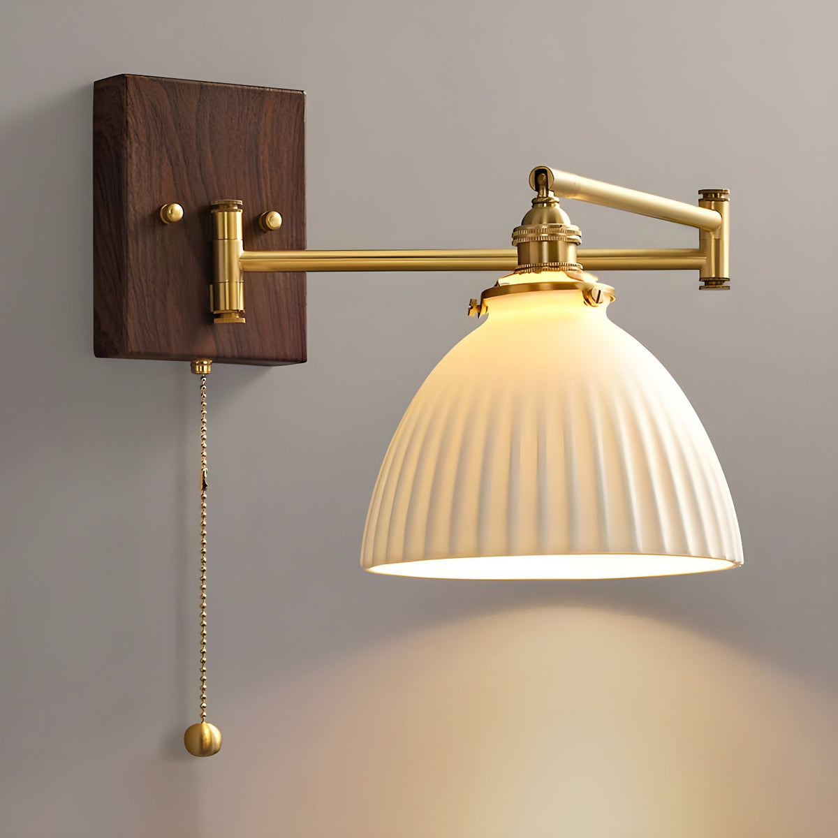 Bosia Ceramic Geometry Indoor Wall Light