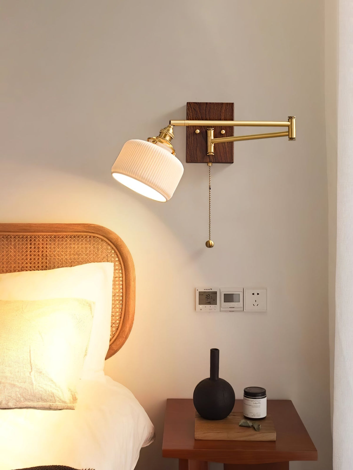 Bosia Ceramic Geometry Indoor Wall Light
