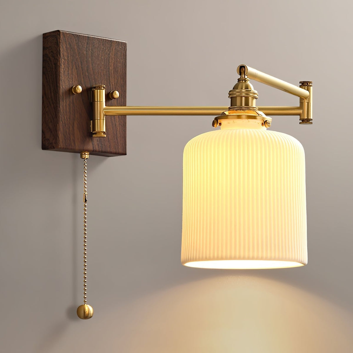 Bosia Ceramic Geometry Indoor Wall Light