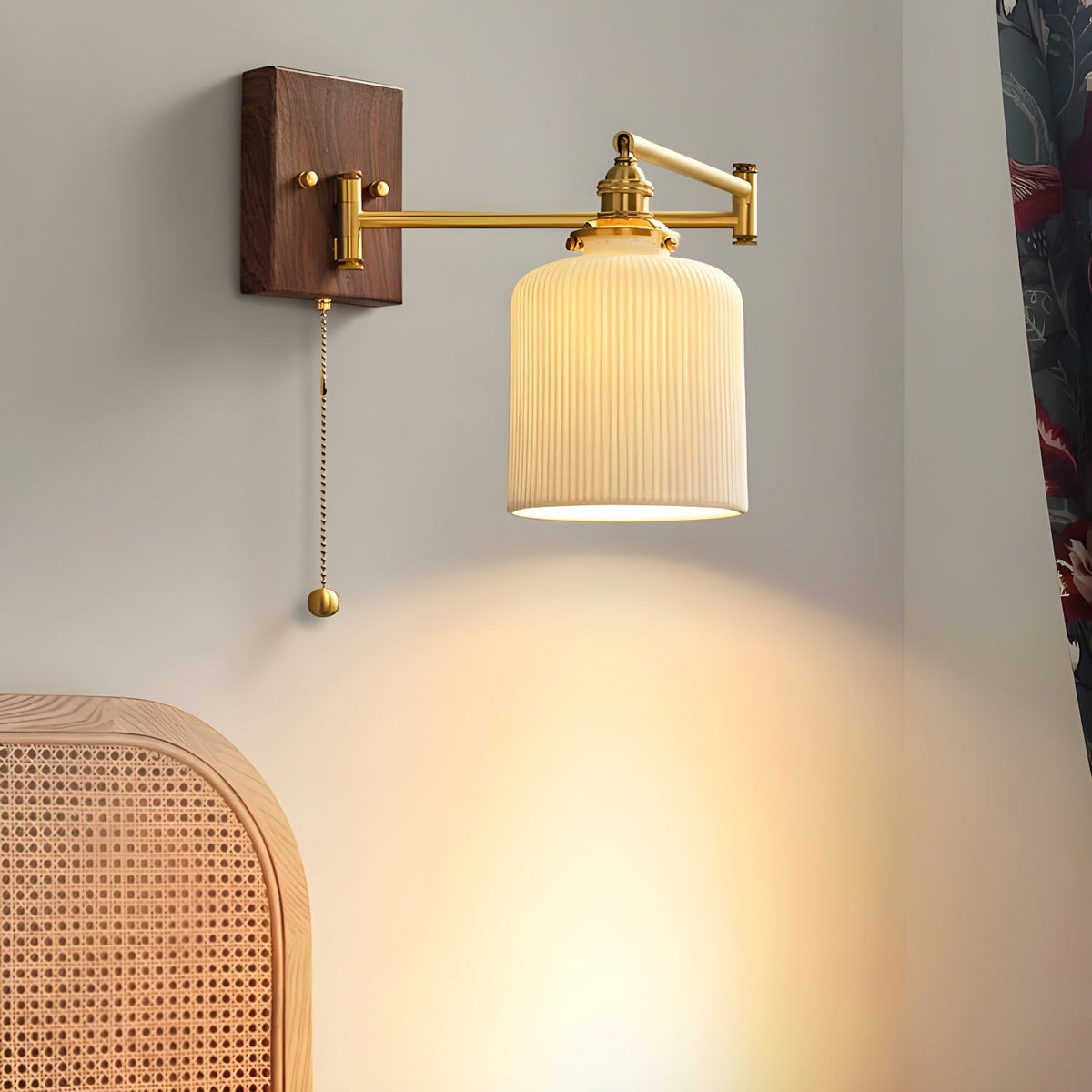 Bosia Ceramic Geometry Indoor Wall Light