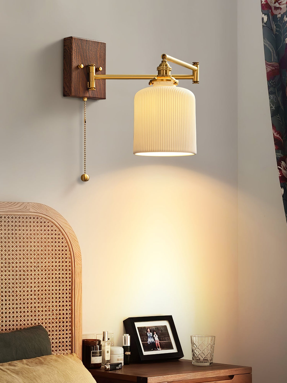 Bosia Ceramic Geometry Indoor Wall Light