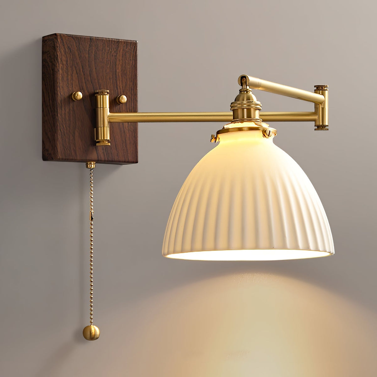 Bosia Ceramic Geometry Indoor Wall Light