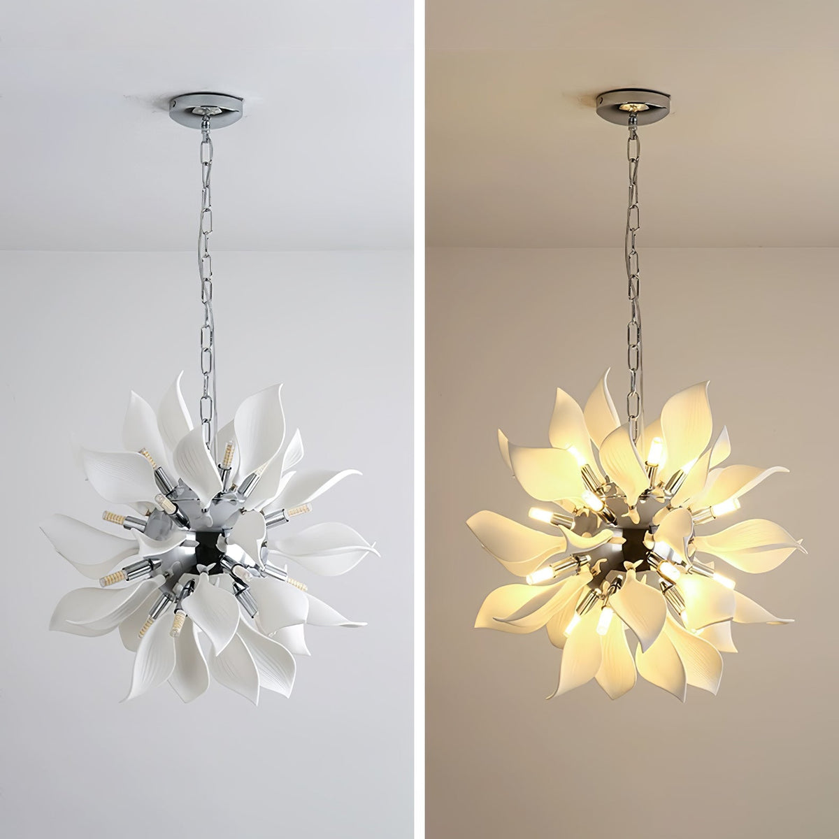 Avir Pendant Lamp Ceramic Petals Blooming