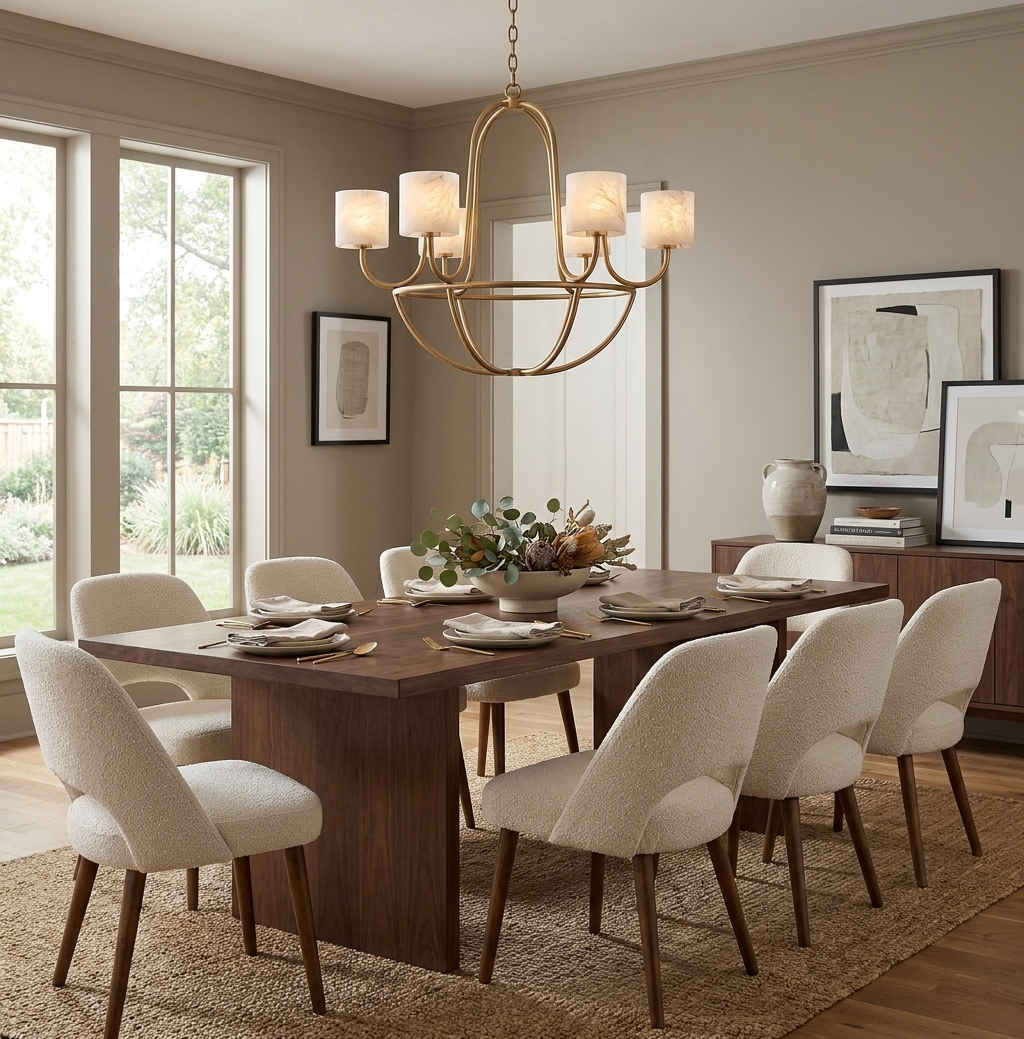 Quenford Alabaster Chandelier