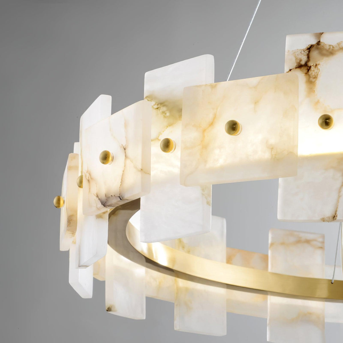 Kivren Alabaster Chandelier Light