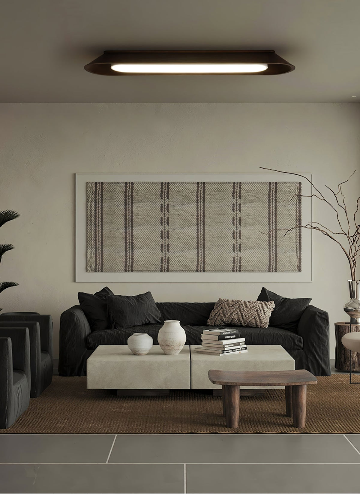Icarira Modern Minimalist Channel Ceiling Lamp