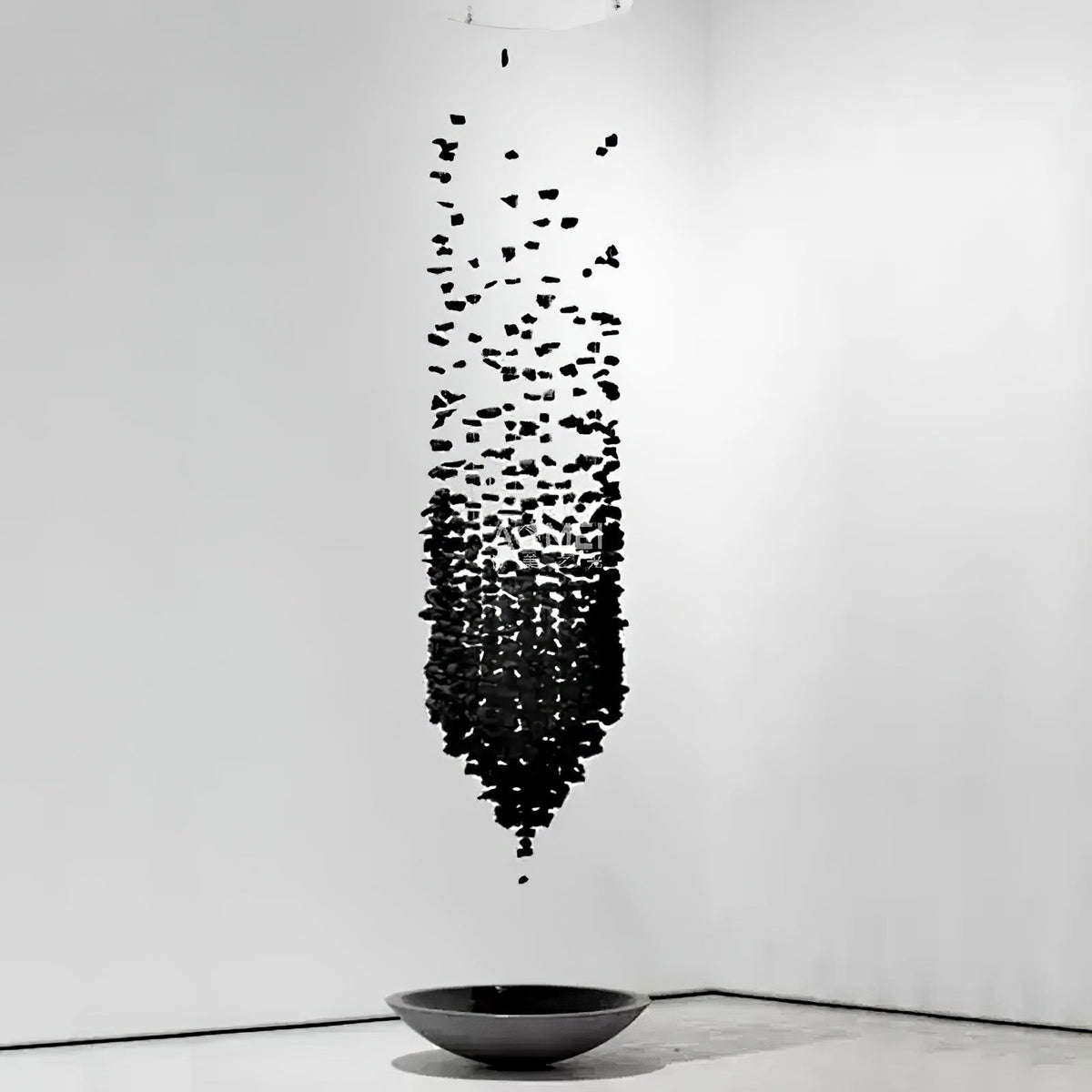 Jemei Black Stones Chandelier