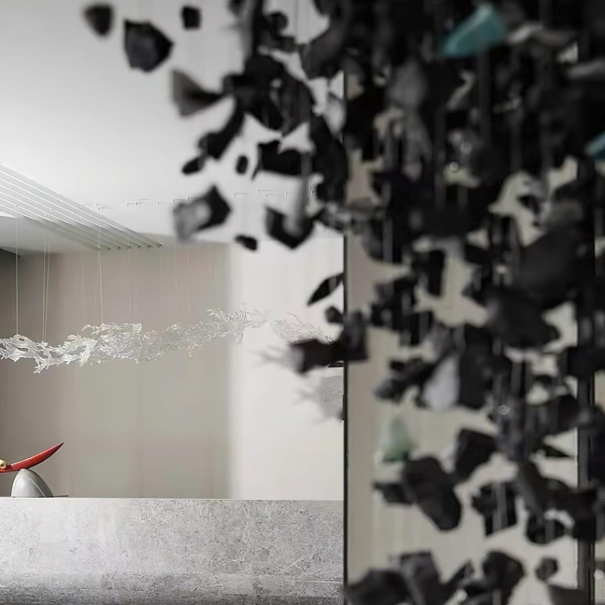 Ellie Modern Stone Chandeliers