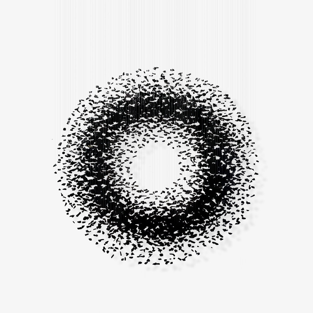 Arsilus Charcoal Stone Sculptural Chandelier Orbicular