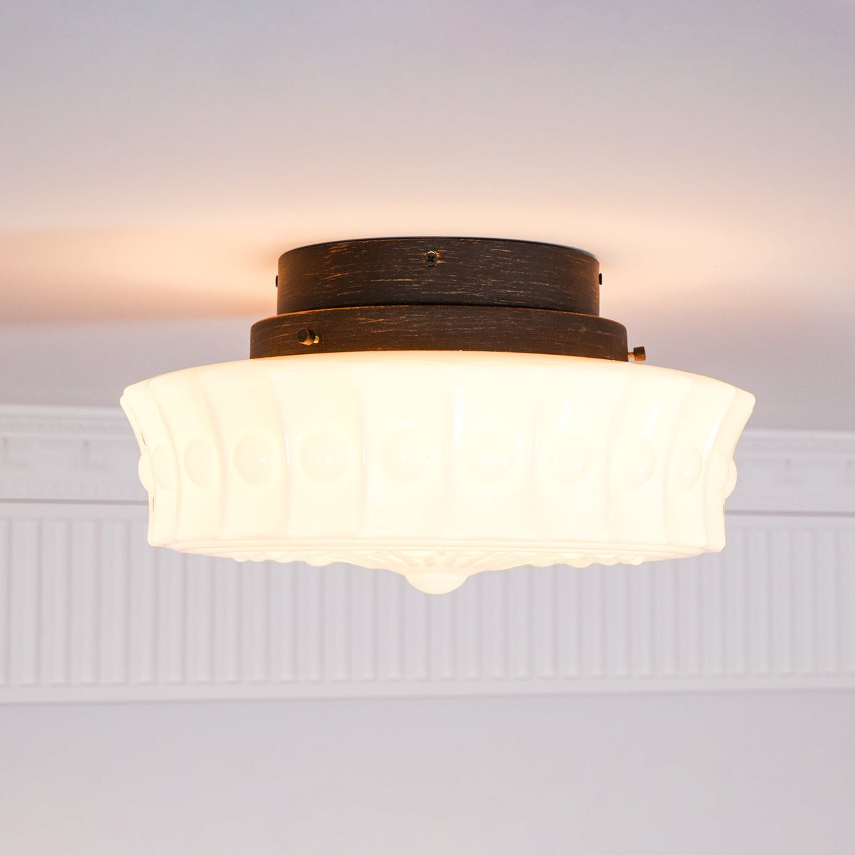 Jeiya Charles Edwards Flush Mount Ceiling Light