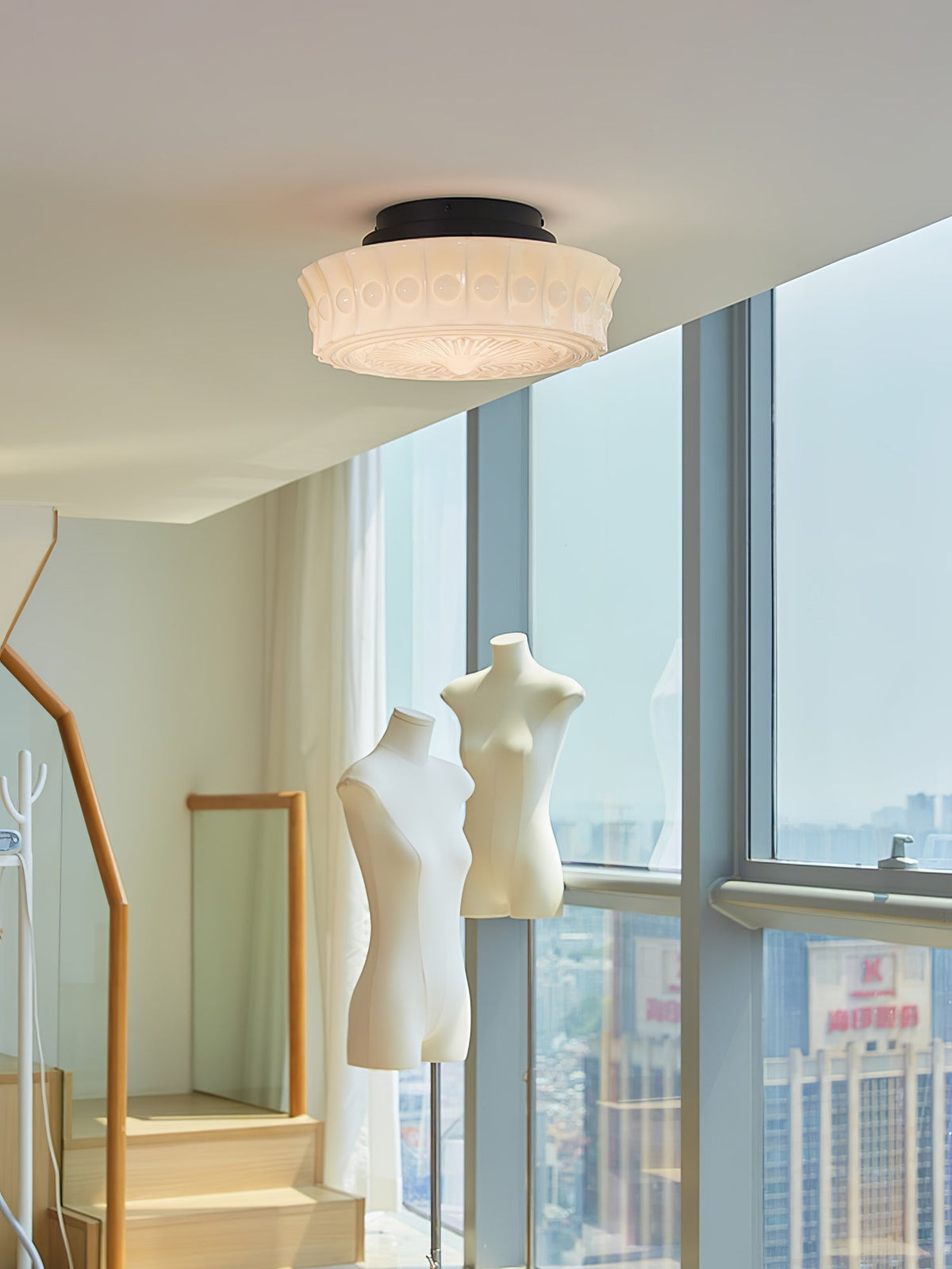 Jeiya Charles Edwards Flush Mount Ceiling Light