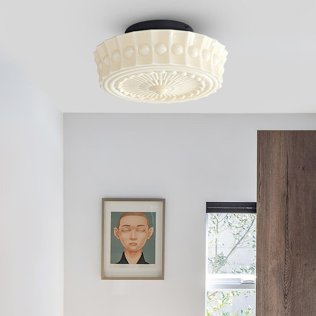 Jeiya Charles Edwards Flush Mount Ceiling Light