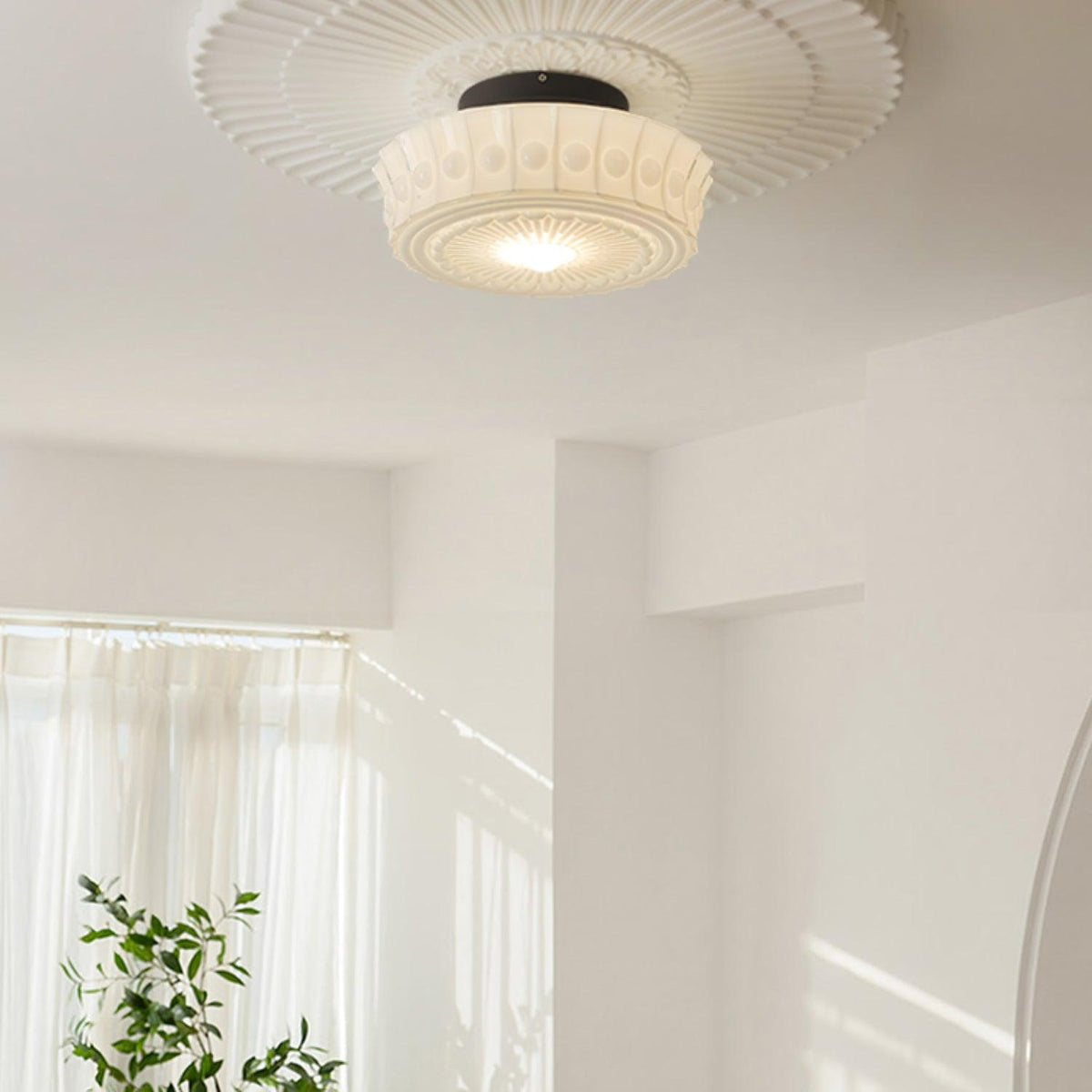 Jeiya Charles Edwards Flush Mount Ceiling Light