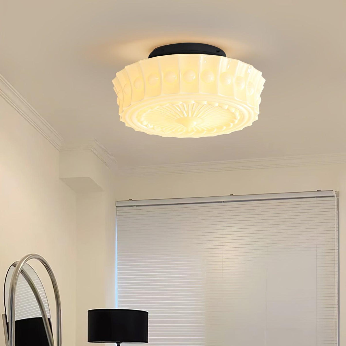 Jeiya Charles Edwards Flush Mount Ceiling Light