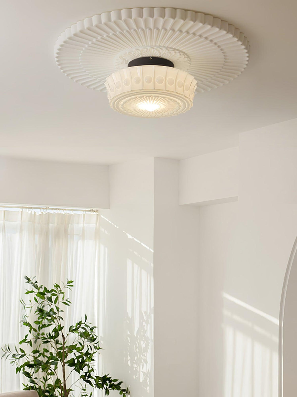 Jeiya Charles Edwards Flush Mount Ceiling Light