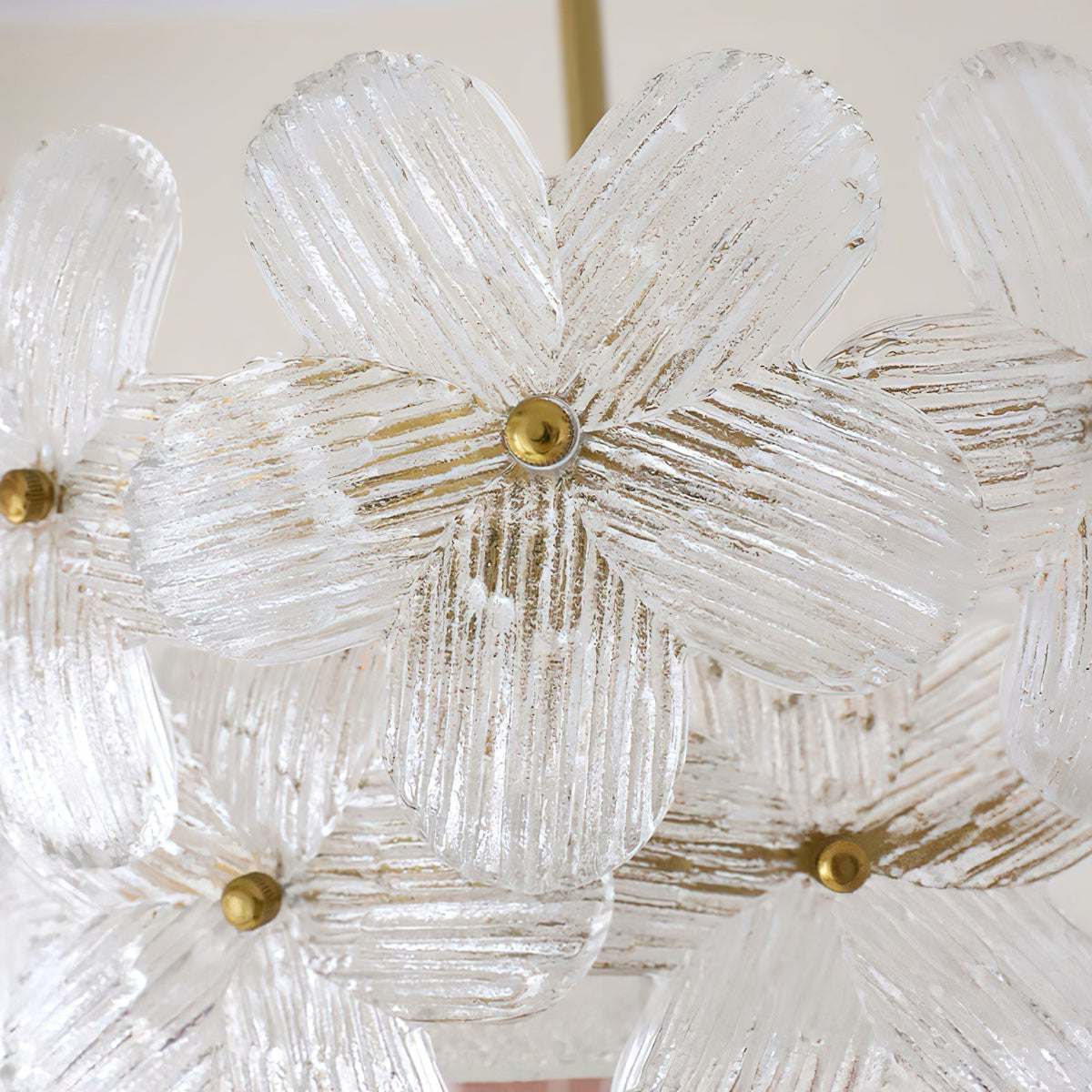 Hydrangea Glass Chandelier