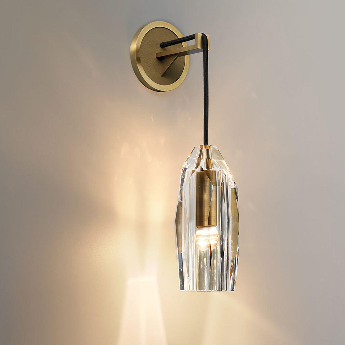 Zorinaris Premium Nordic Art Crystal Sconce Wall lamp