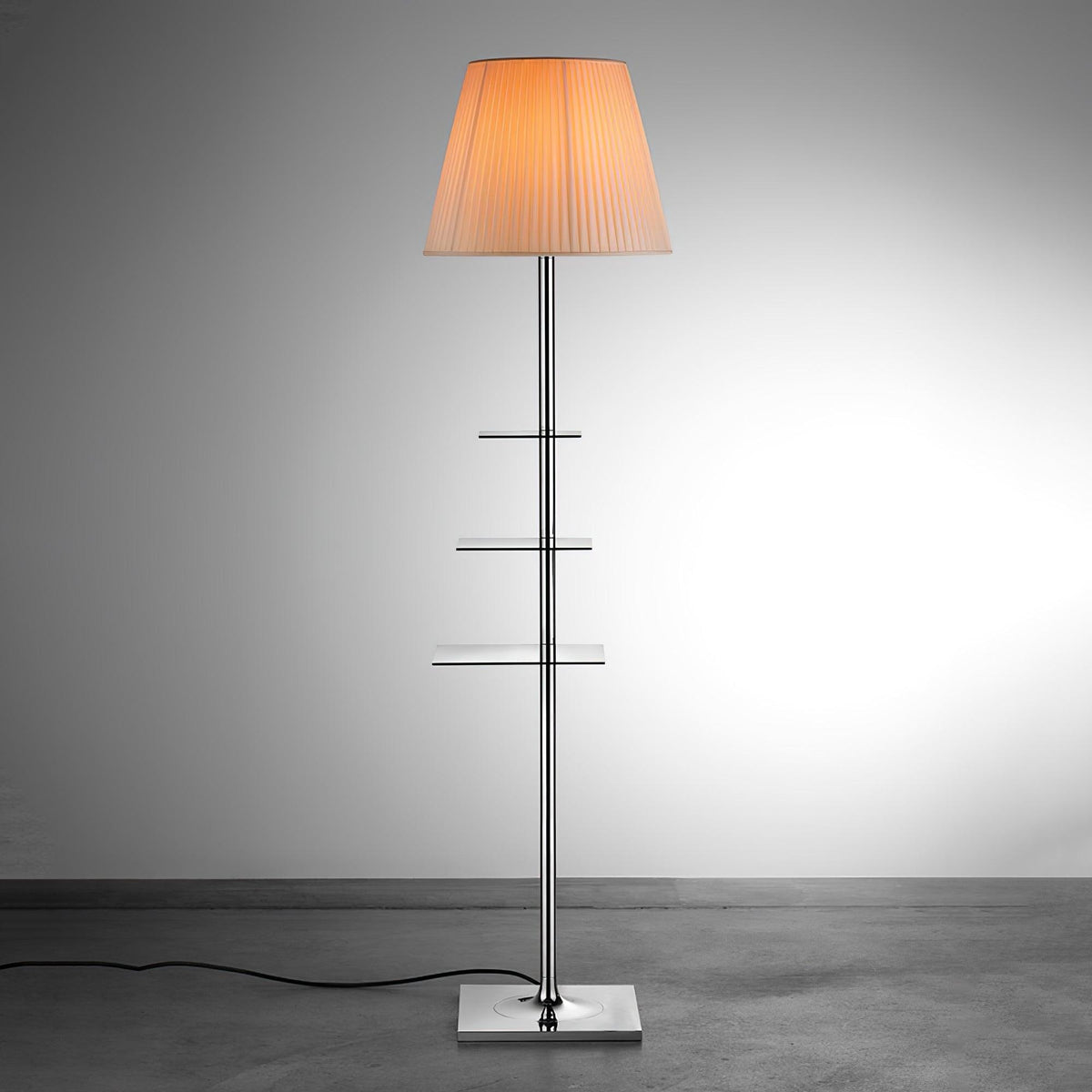 Wavlen Fabric Contemporary Table Floor Lamp