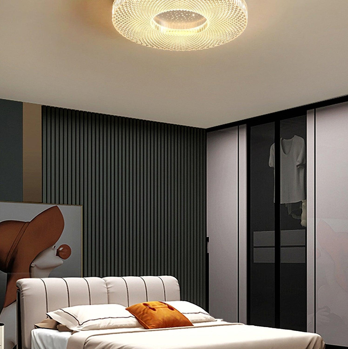 Lustra Ceiling Lamp Acrylic LED Luxury for Living Room