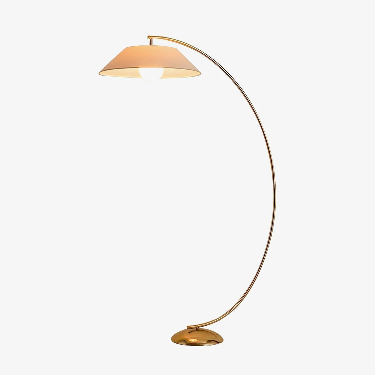 Veradin Steel Fabric Floor Lamp