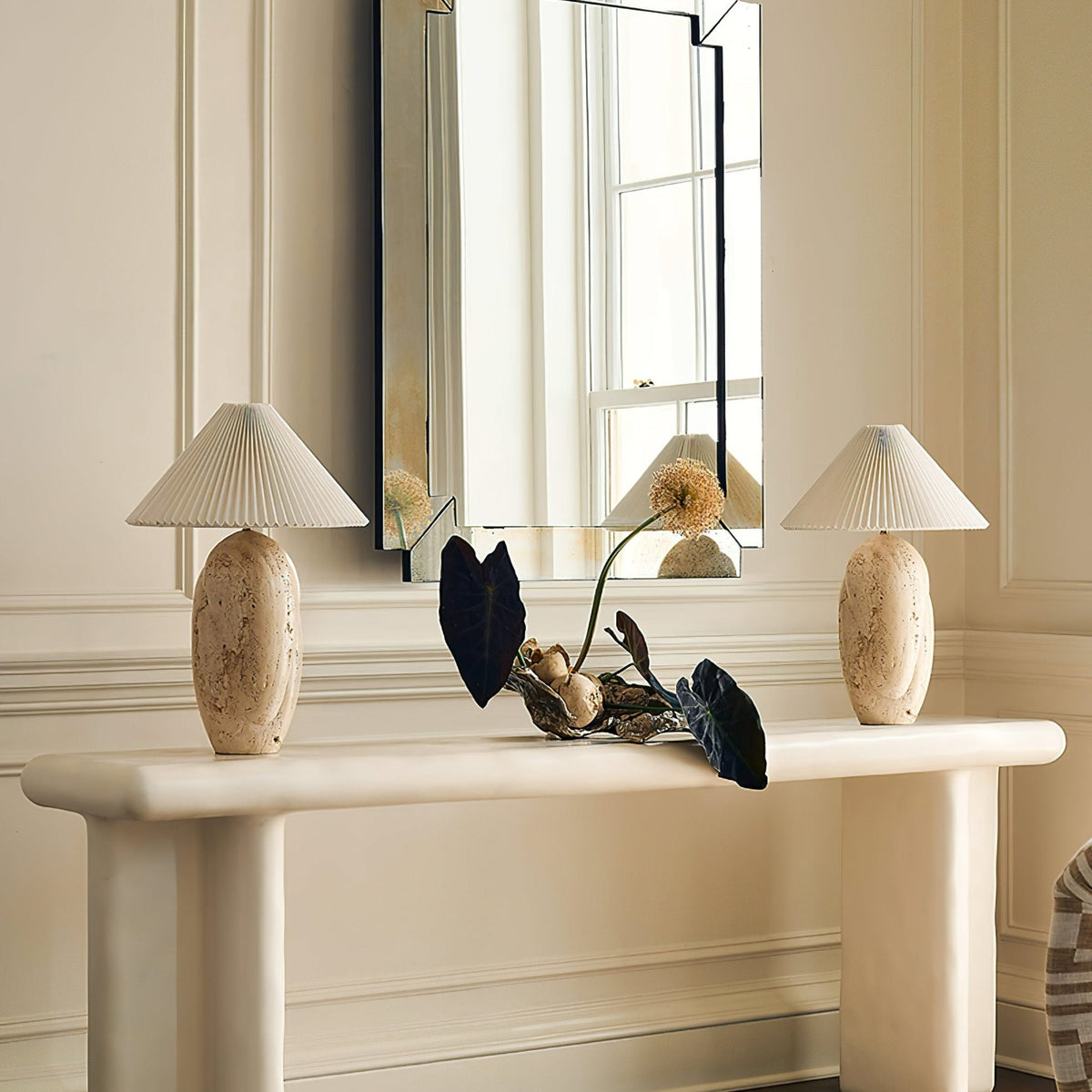 Eursolir Travertine Table Lamp