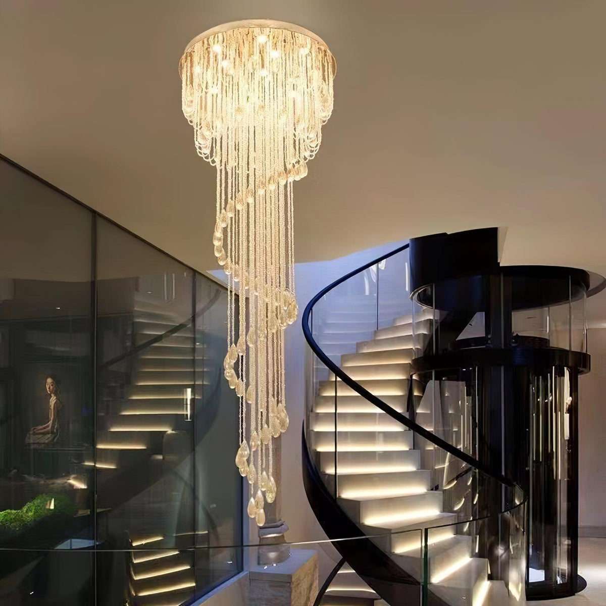 Evlaeia Postmodern Luxury Classic Crystal Chandelier