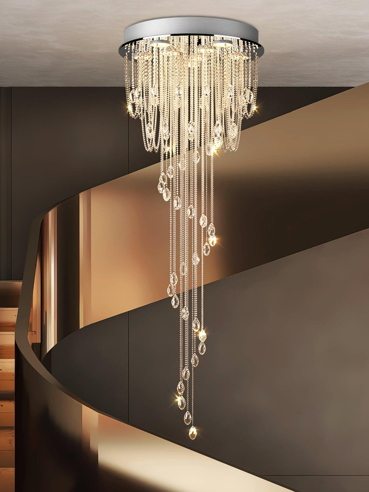 Evlaeia Postmodern Luxury Classic Crystal Chandelier