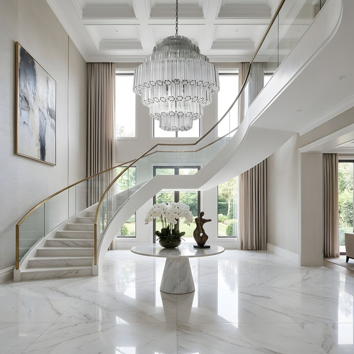Hiya Clear Grande Palermo Chandelier