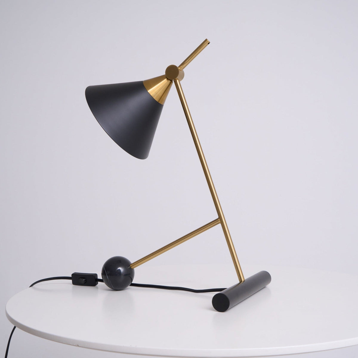 Avelo Marble Geometric Table Lamp
