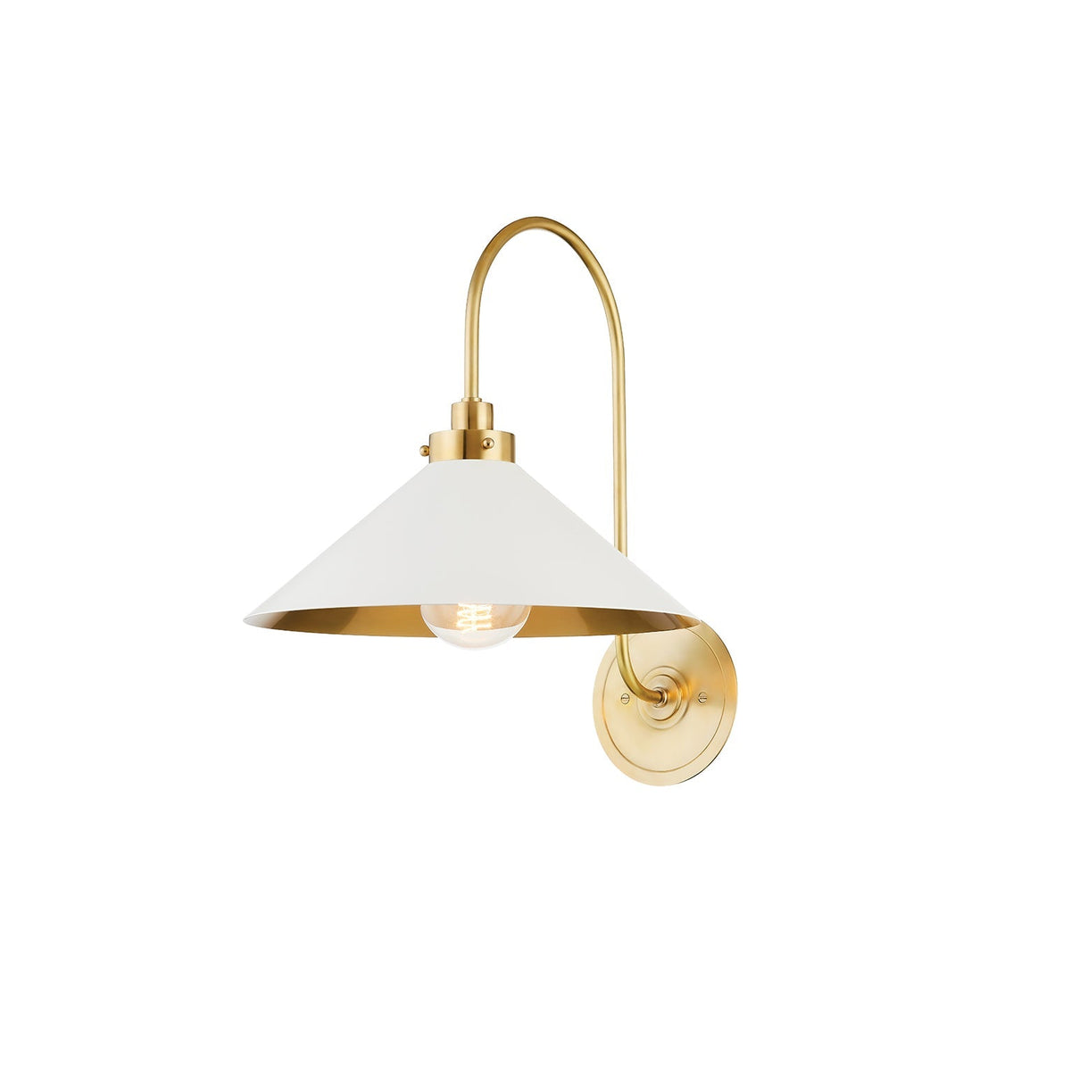 Ansel Vintage Indoor Wall Lamp Brass